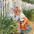 Evy Smelling Iris